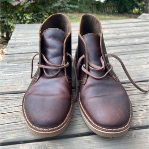 Clarks Original Chukka Desert Boots Men Sz 10.5 - Brown - Leather